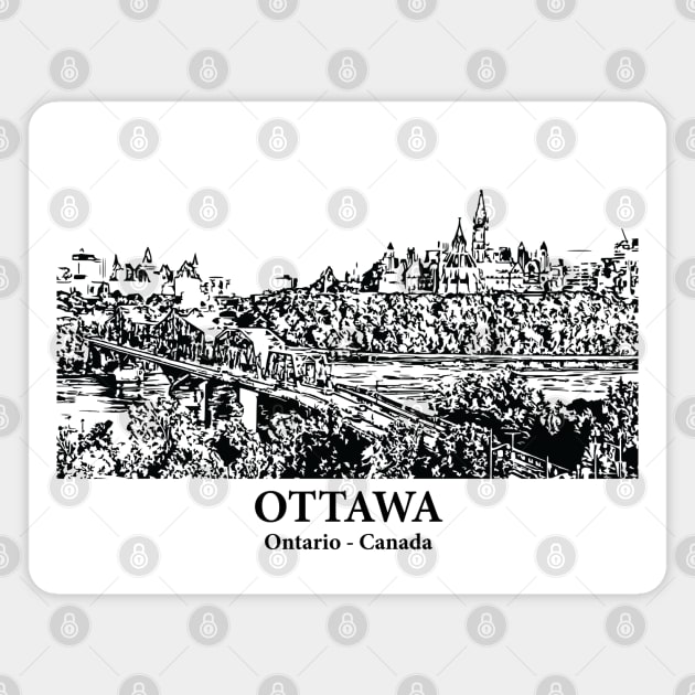 Ottawa - Ontario Magnet by Lakeric